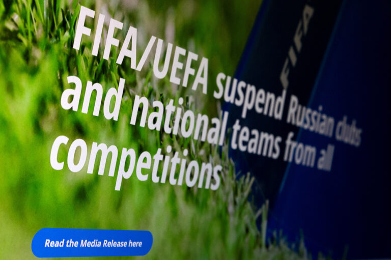 Russia expelled from World Cup as FIFA and UEFA hand down bans