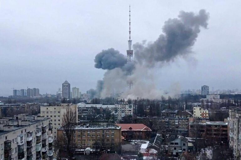 Russia hits communications facility in Kyiv, takes town near Kharkiv -Ifax