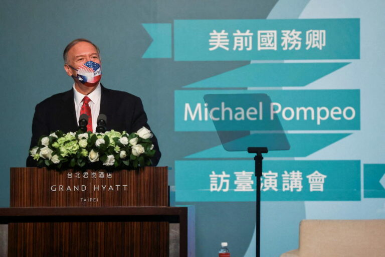 US should recognize Taiwan, former top diplomat Pompeo says