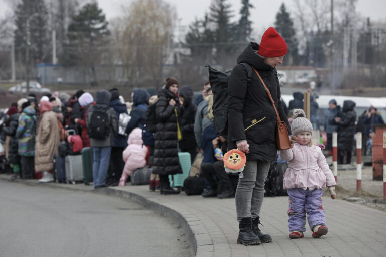 As Ukrainians flee, ‘we even feel a bit guilty we are OK’