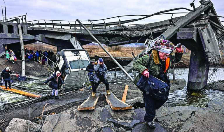 Moscow offers escape route to Ukrainian refugees fleeing war — but only to Russia