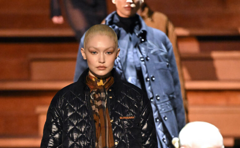 The Hadid sisters, Irina Shayk walk runway for Burberry’s show return