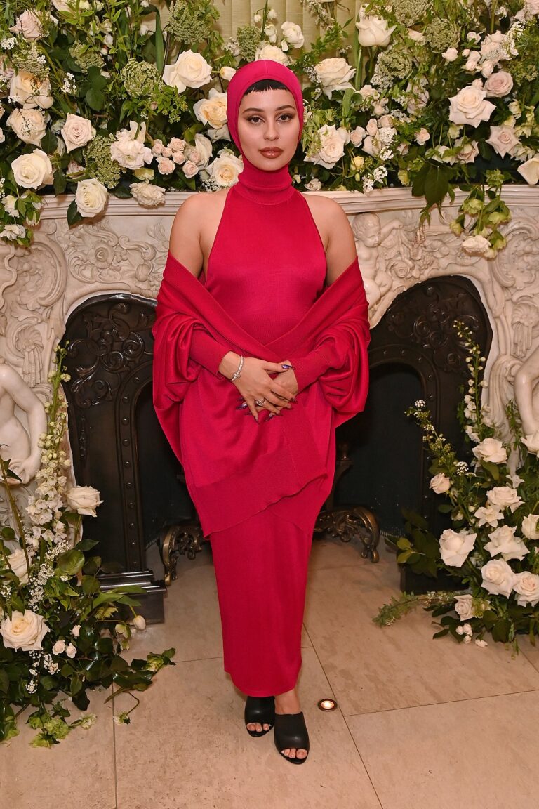Alexa Demie brings the red carpet to fashion party in Alaia dress