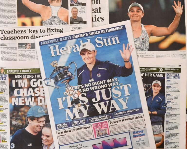 Ashleigh Barty signs off from tennis with another inspirational message