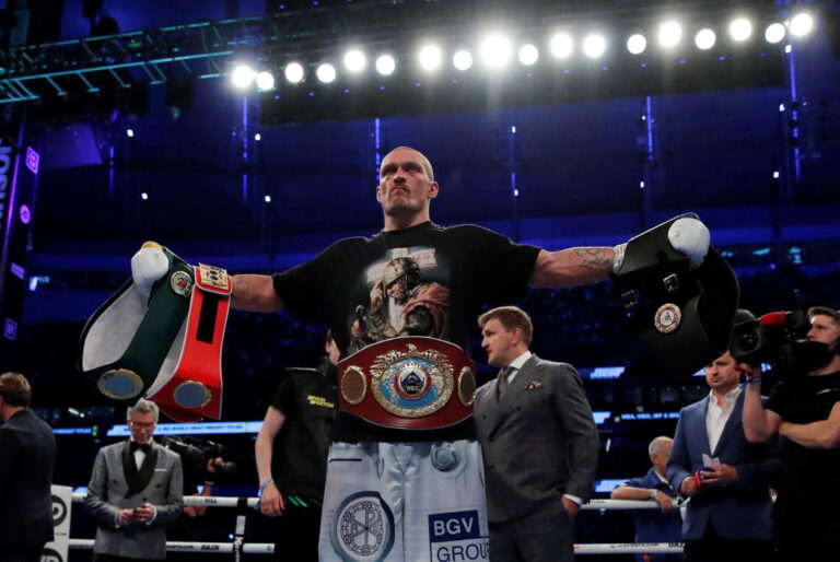 Boxing champion Usyk leaves Ukraine for Joshua rematch preparation