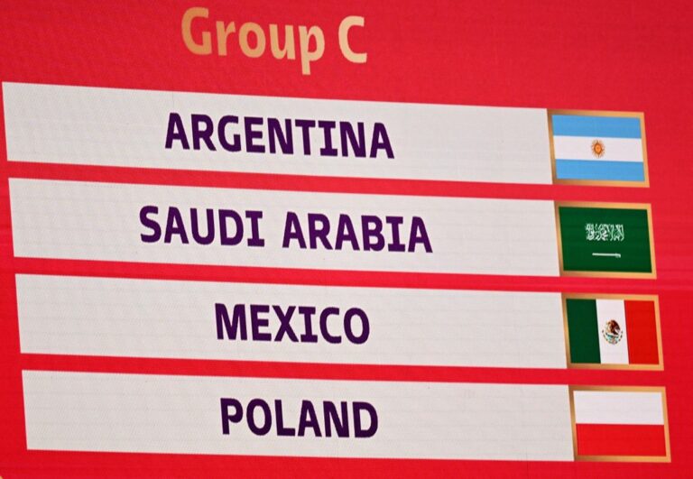 Saudi Arabia drawn with Argentina, Mexico and Poland in World Cup group