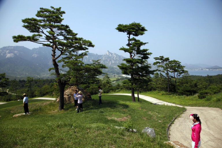 North Korea destroying South Korean-owned golf course