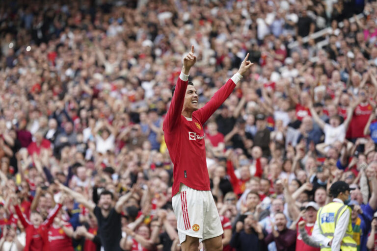 Ronaldo hat trick boosts Man U’s hopes for Champions League