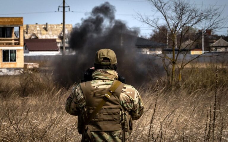 Russia says ‘destroyed’ military factory outside Kyiv