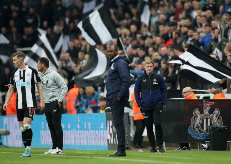 Eddie Howe dismisses talk of Premier League top-half finish for resurgent Newcastle