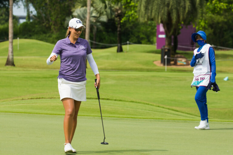 Hometown hero Patty Tavatanakit leads after Day 1 of Aramco Team Series — Bangkok