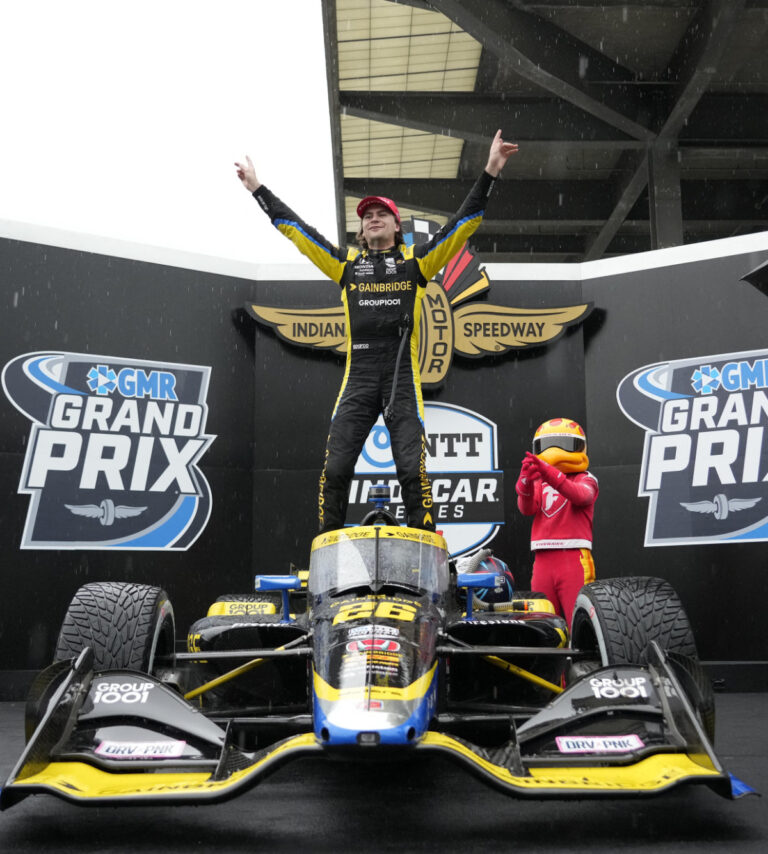 Herta rules wet, wild  IndyCar Grand Prix