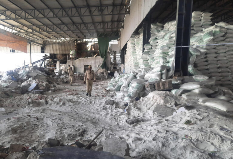 Wall collapse at salt factory kills 12 in west India
