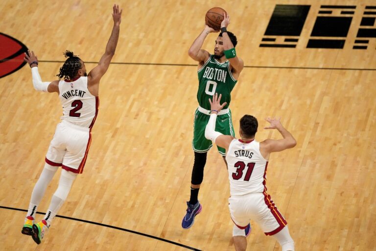 Celtics roll past Heat 127-102, tie Eastern Conference finals at 1-1