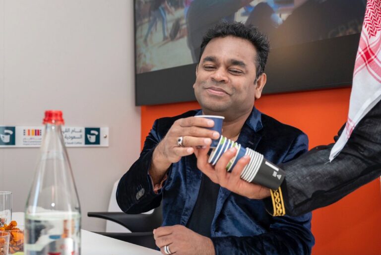 Saudi pavilion hosts Oscar-winning Indian composer A. R. Rahman at Cannes Film Festival