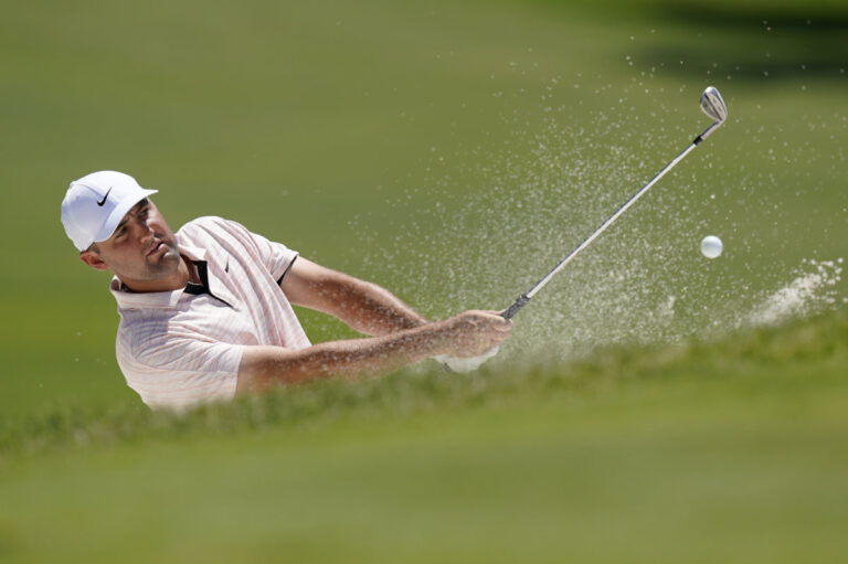 World No.1 Scheffler clings to a  share of lead at PGA Colonial