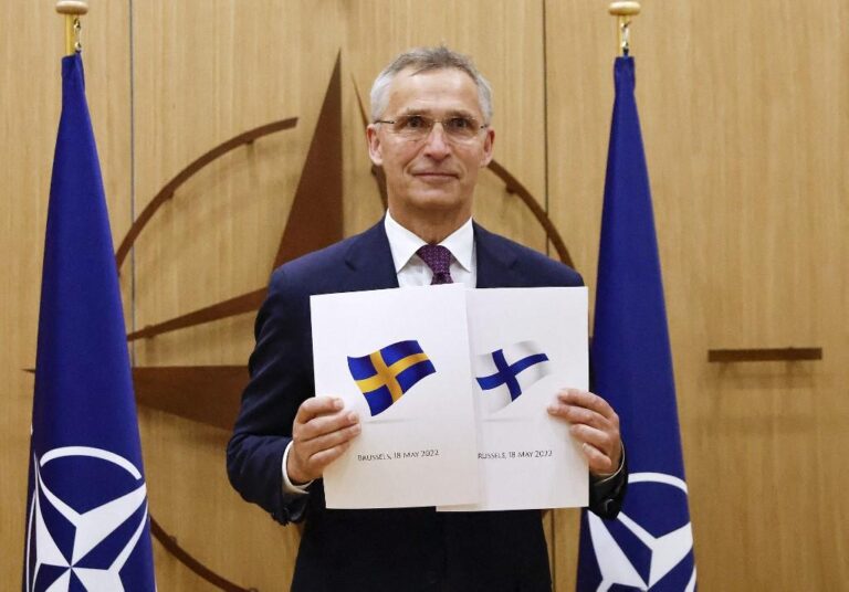 NATO chief speaks with Turkey’s Erdogan about Finland, Sweden joining