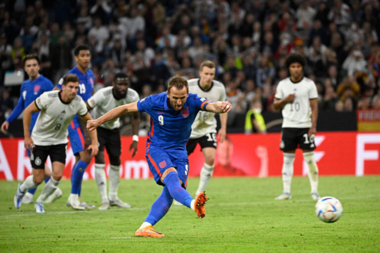 Kane penalty earns England draw against Germany; Italy triumph