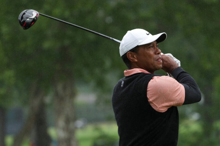 Tiger Woods says his leg not ready and he won’t play US Open