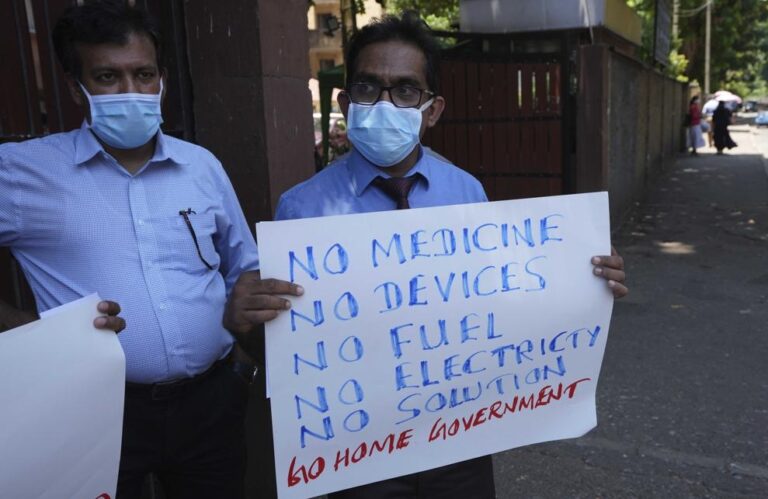 Facing crisis upon crisis, Sri Lanka running out of life-saving medicine