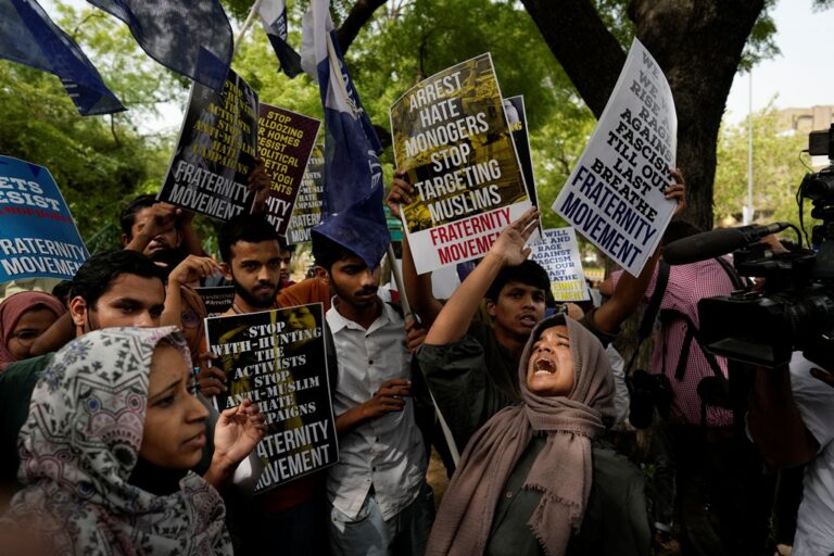 Thousands protest ‘bulldozer justice’ against Indian Muslims
