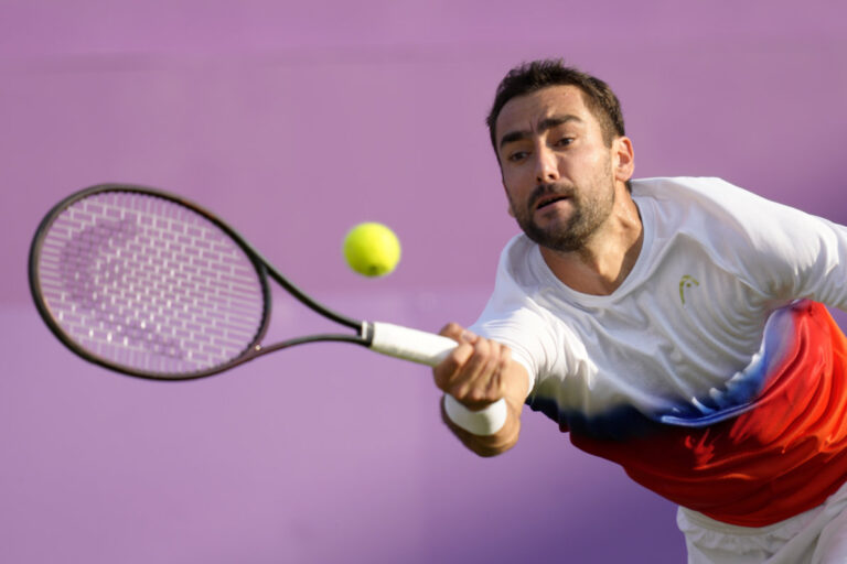 Cilic into Queen’s last eight, Kyrgios rallies past Tsitsipas at Halle