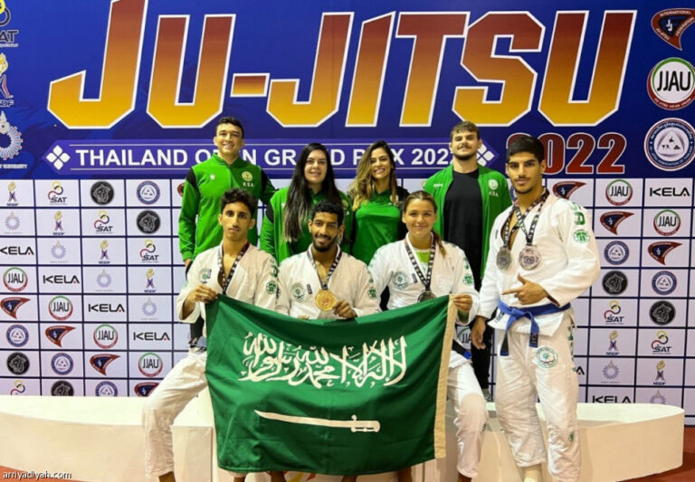 5 medals for Saudi Arabia on Day 1 of Jiu-Jitsu Thailand Open Grand Prix 2022
