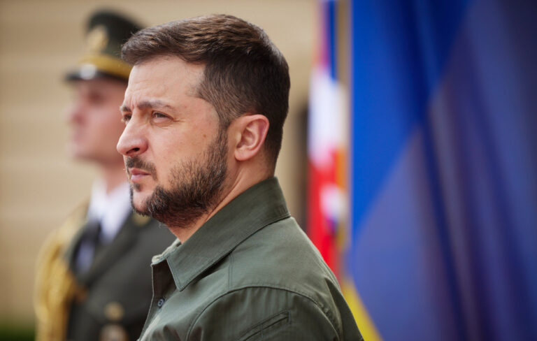 Zelensky pays first visit to south Ukraine’s war-damaged Mykolaiv