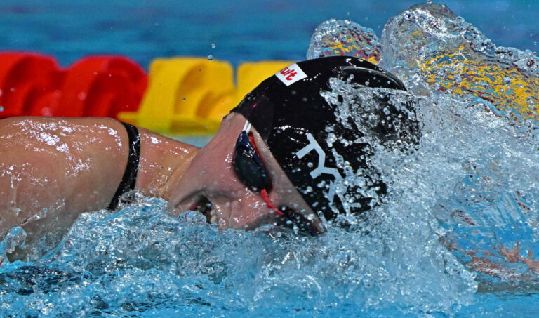 Ceccon sets world record, veteran Ledecky claims yet another title