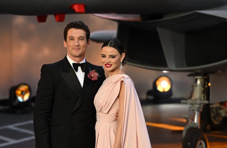 Actress Keleigh Teller flies high in Zuhair Murad gowns