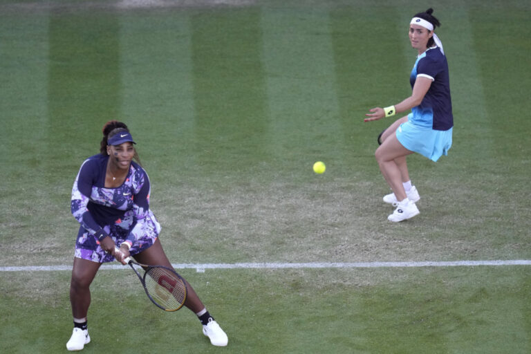 ‘It’s OnSerena’: Williams comeback reaches Eastbourne doubles semifinals