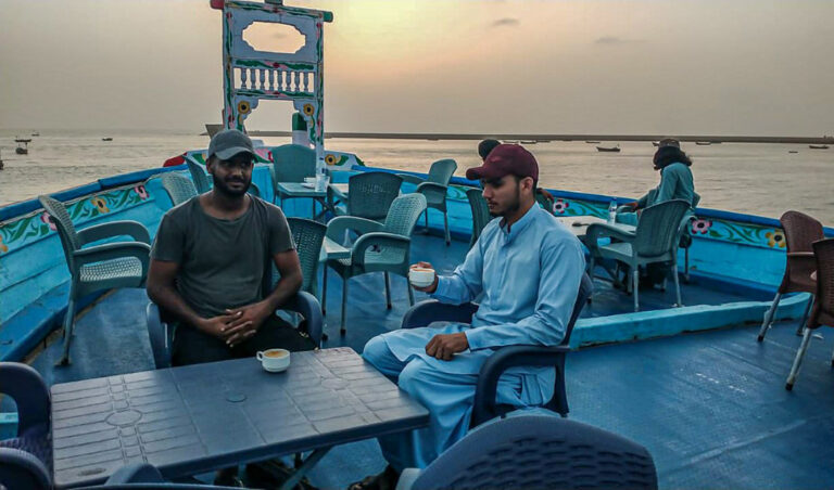 At Gwadar’s first boat cafe, a sip of tea with views of Arabian Sea