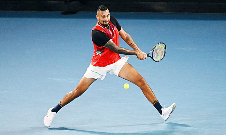 Kyrgios happy to make ‘top 10 players look ordinary’