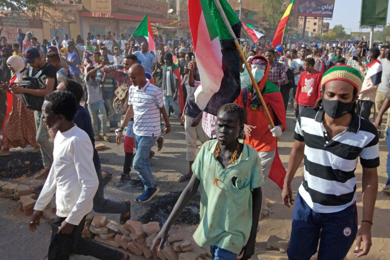 Thousands in Khartoum rally against military rule, authorities fire teargas