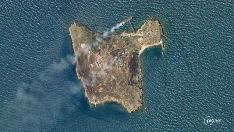 Ukraine army accuses Russia of firing phosphorus bombs on Snake Island
