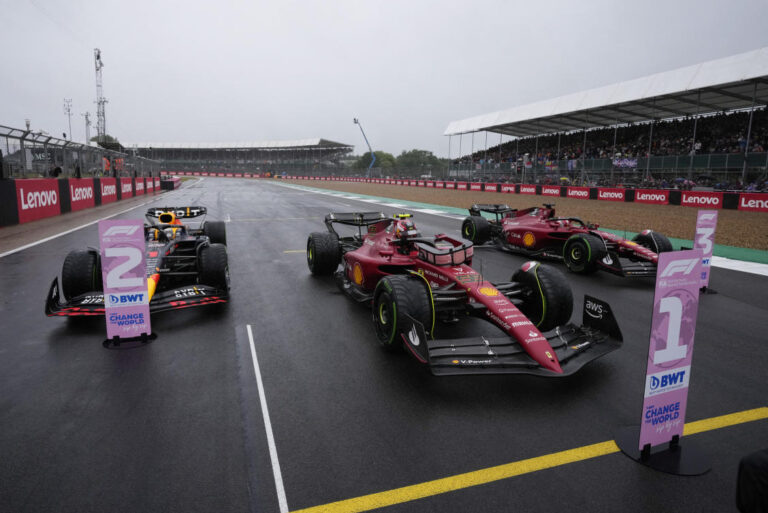 Sainz takes 1st career pole position for British Grand Prix