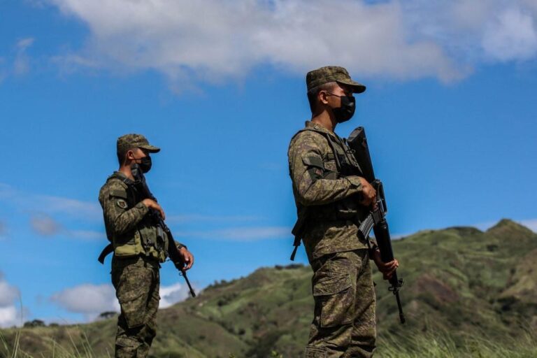 Rebel land mine wounds 7 soldiers in central Philippines