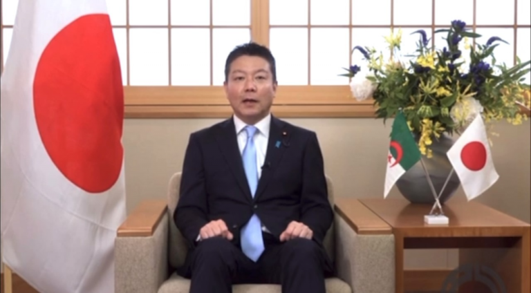Parliamentary Vice-Minister Honda lauds Japan-Algeria relations