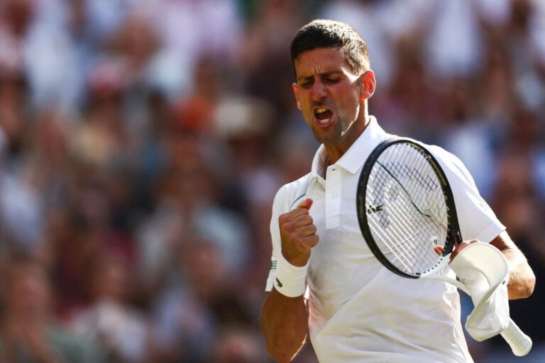 Djokovic into eighth Wimbledon final and clash with Kyrgios