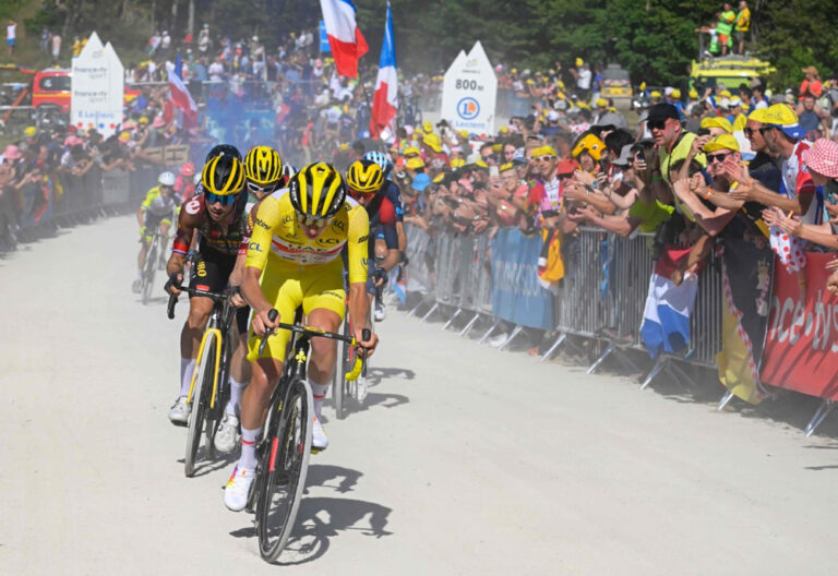 Pogacar asserts superiority on first Tour de France mountain