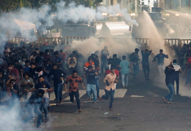 Sri Lanka’s president stepping down after being chased from home by angry citizens