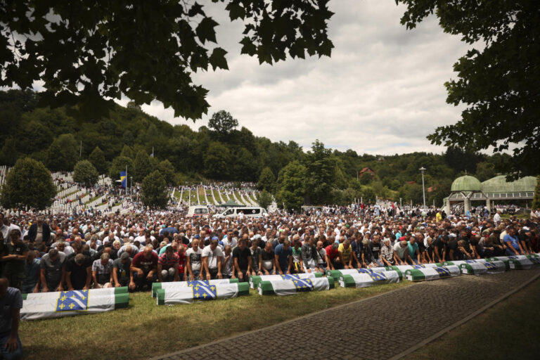More genocide victims buried on Srebrenica anniversary
