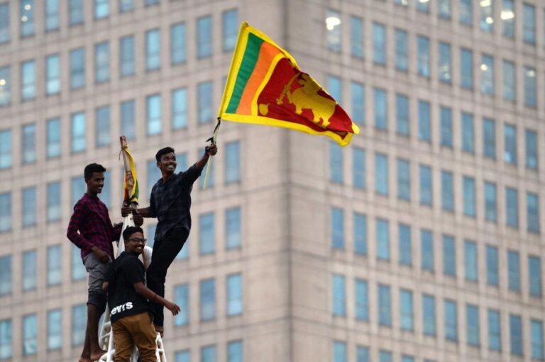 Sri Lanka stops president’s brother from flying out as anger surges