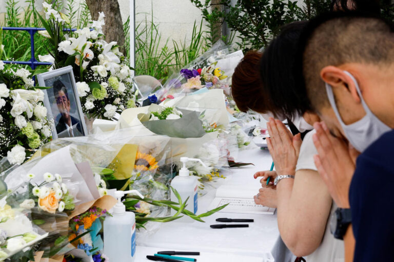 Japan bows in somber farewell to slain Shinzo Abe