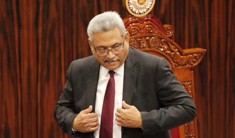 Sri Lankan president flees the country amid economic crisis