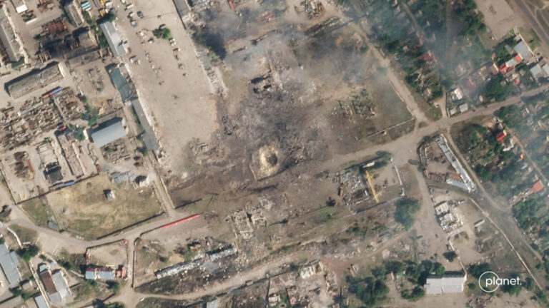 Kyiv strikes Russian-held area in southern Ukraine in rocket attack