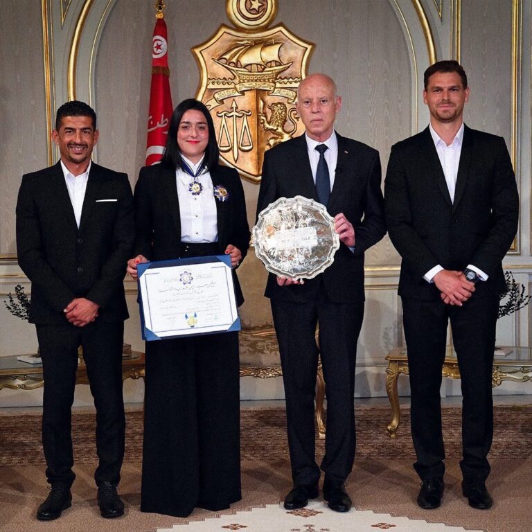 Ons Jabeur receives National Order of Merit from Tunisia’s president