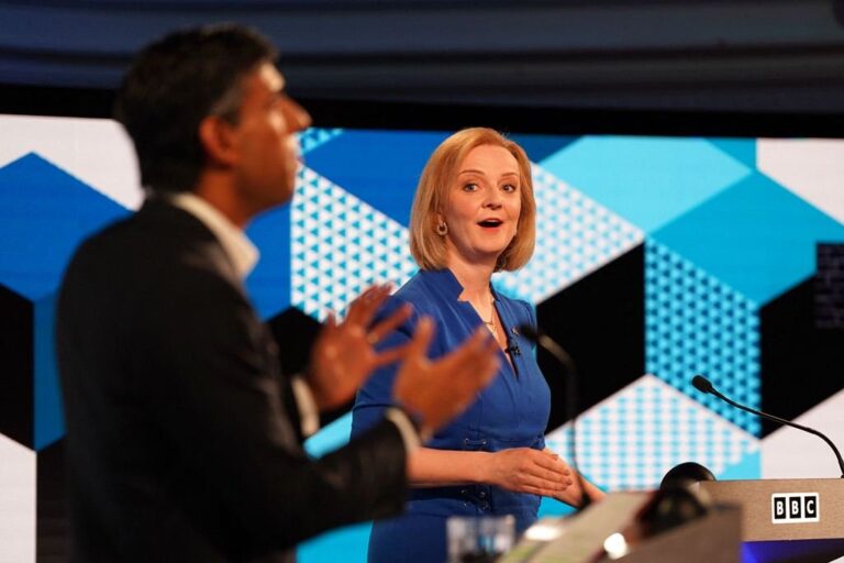 UK Tory leadership debate halted after moderator faints