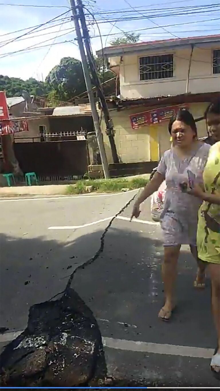 Strong quake kills at least 2, injures dozens in northern Philippines