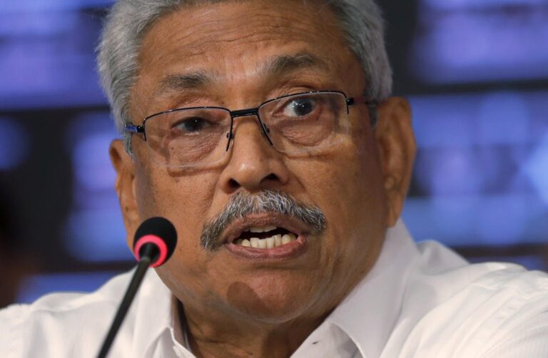 Singapore extends visa for Sri Lanka’s former president